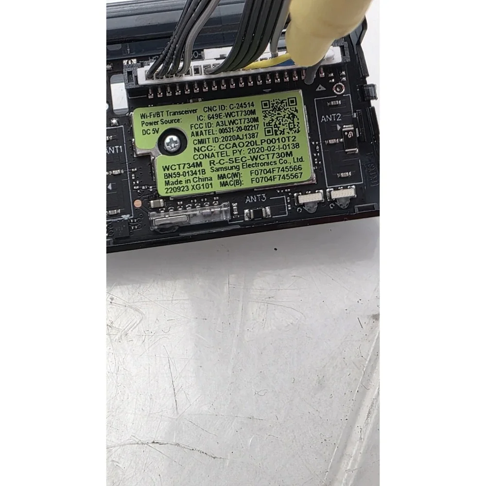 WI-FI/BT Transcelver - 649E-WCT730M for SAMSUNG QE75Q60TAU QE75Q60TAUXXH